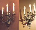pair of wall sconces